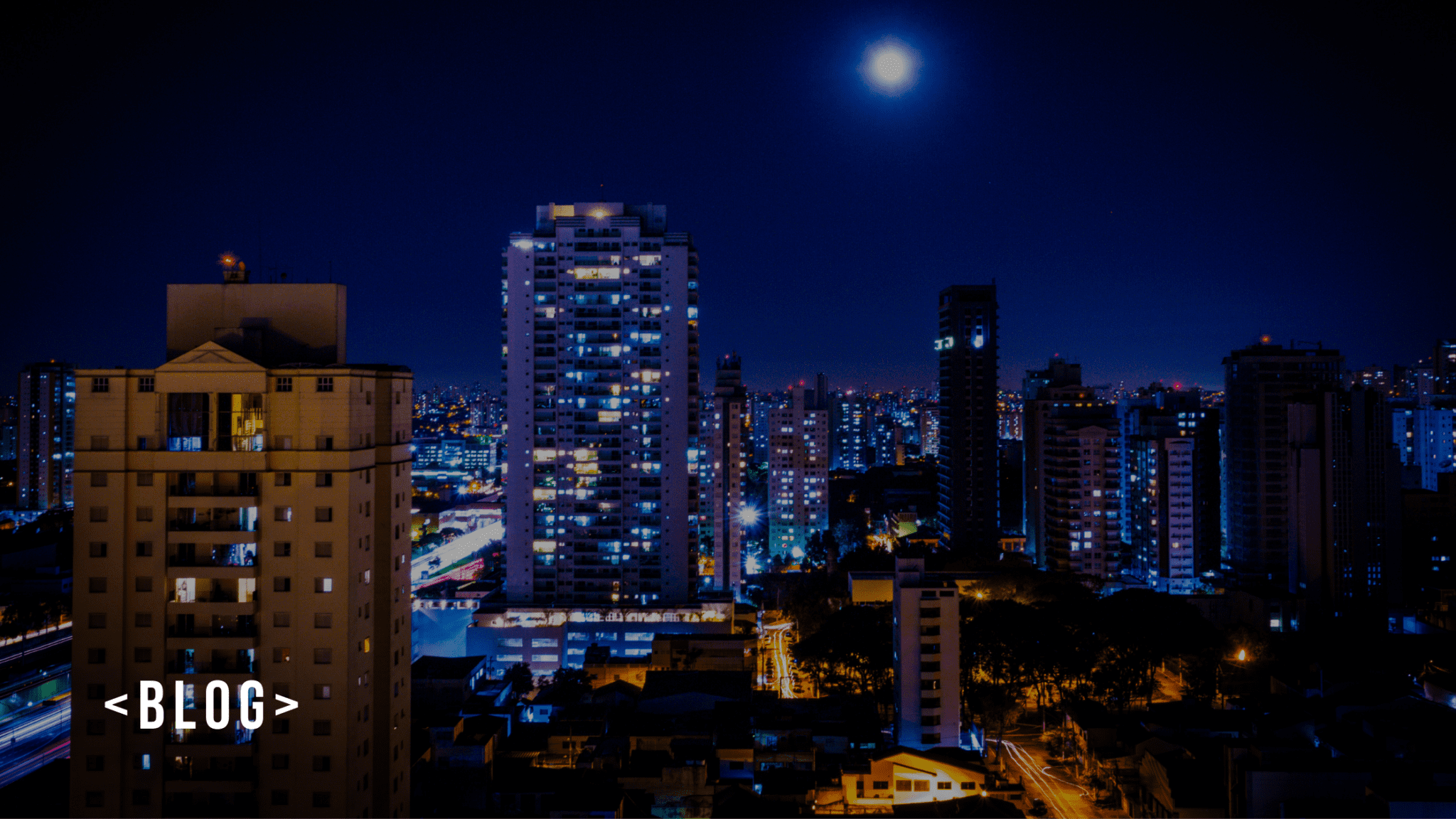 Bairro Tatuapé a noite